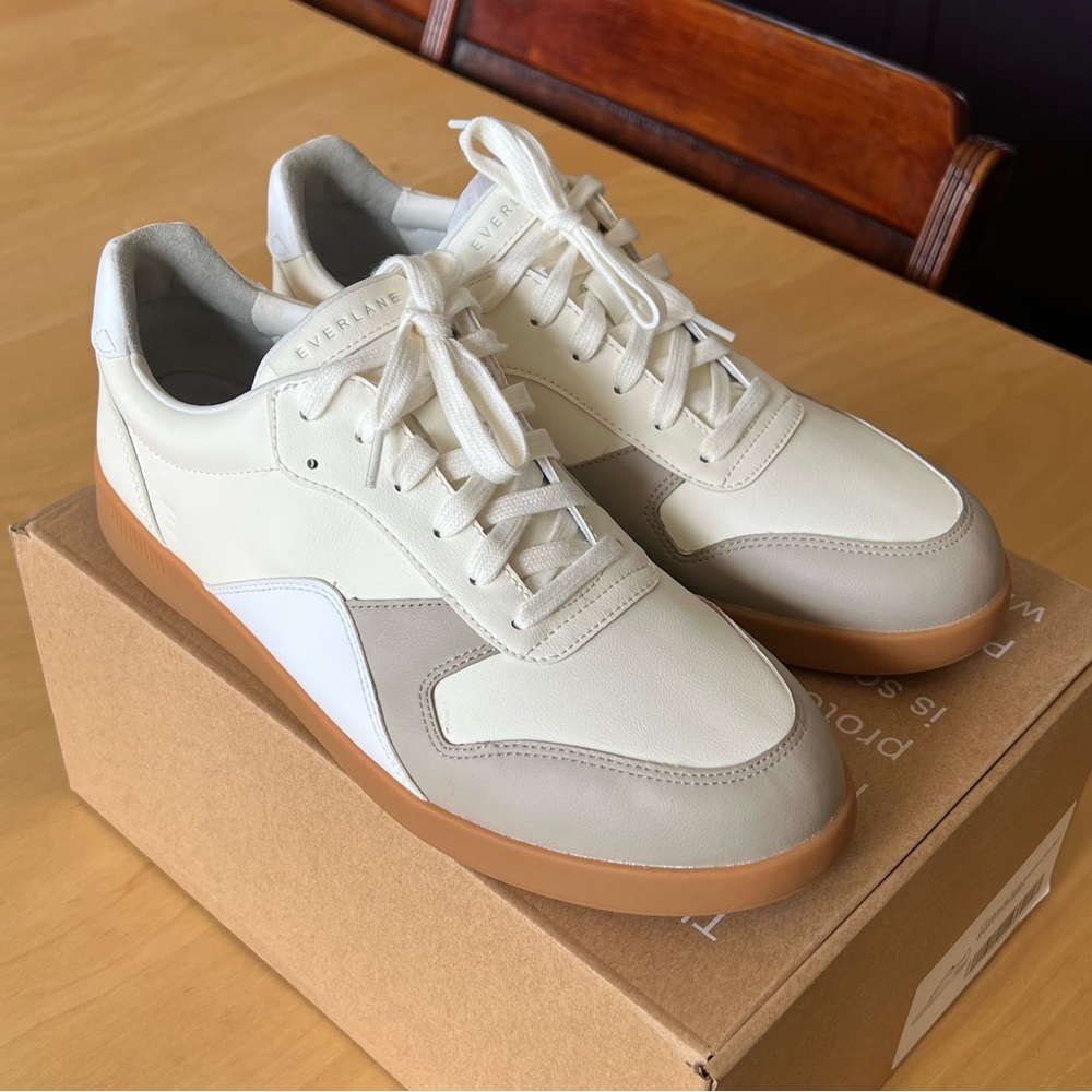 NWOT Everlane ReLeather Court Sneaker 10.5 Womens